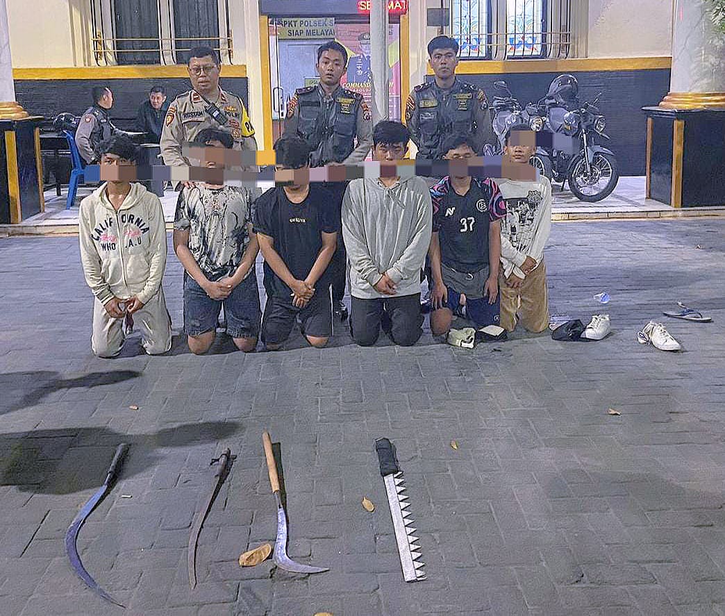 Patroli Presisi Samapta Polrestabes Surabaya Kembali Amankan Anak Ala Gangster