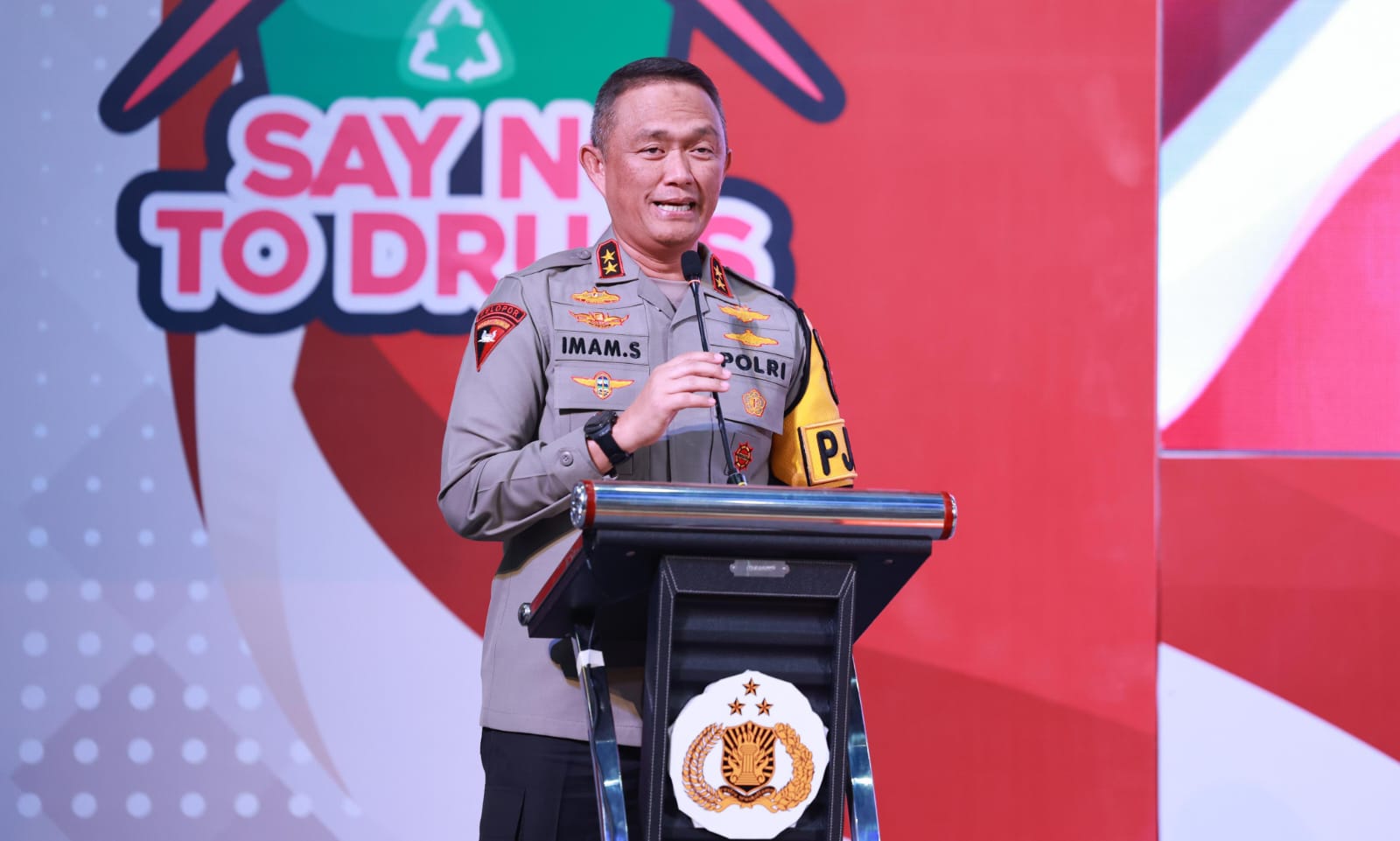 Kapolda Jatim Buka Road Show Generasi Emas Tanpa Narkoba di Sidoarjo