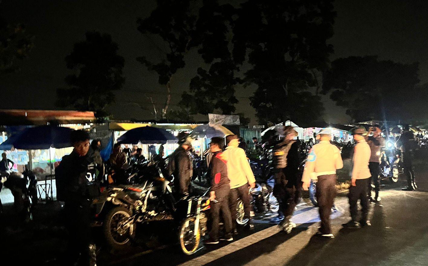 Polresta Banyuwangi Gelar KRYD Amankan Puluhan Motor Tak Standar
