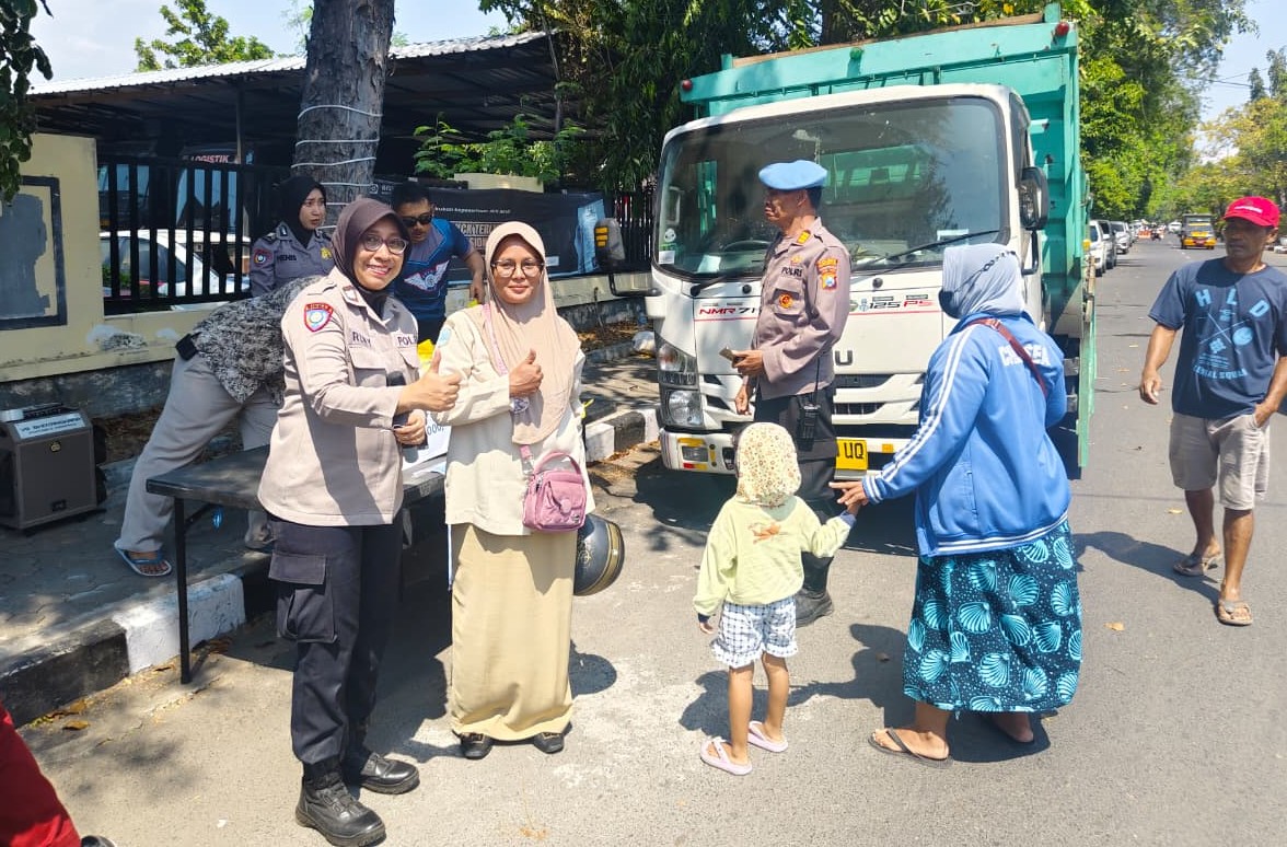 Polisi Gelar Gerakan Pangan Murah di Kota Probolinggo Dukung Stabilitas Harga Beras