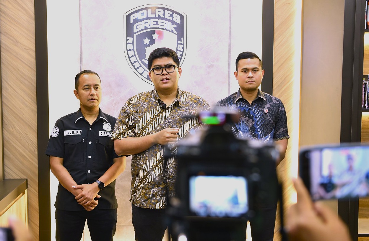Polres Gresik Tetapkan 2 Tersangka Kasus Penyebaran Data Pribadi Lewat Aplikasi Go Matel R4