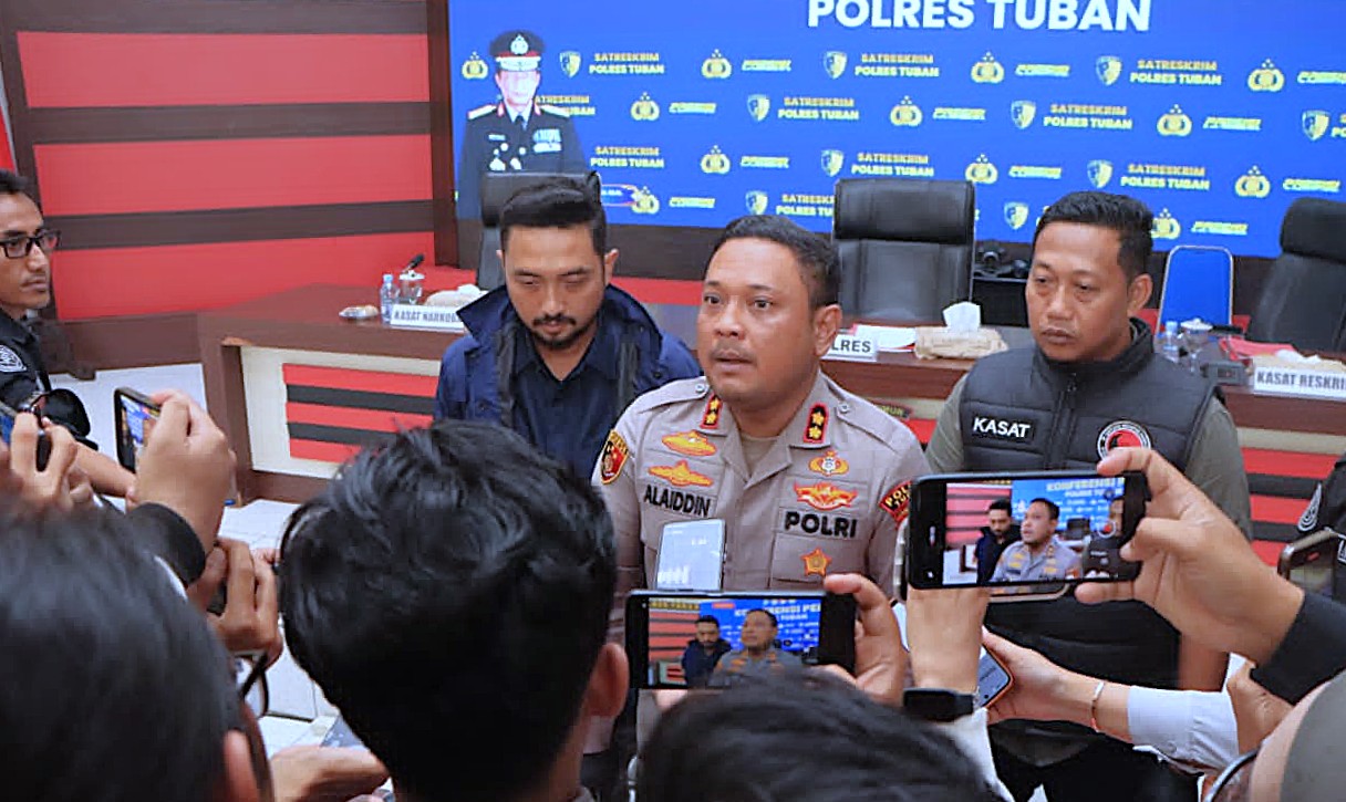 Polres Tuban Amankan Tersangka Komplotan Pencuri Sapi